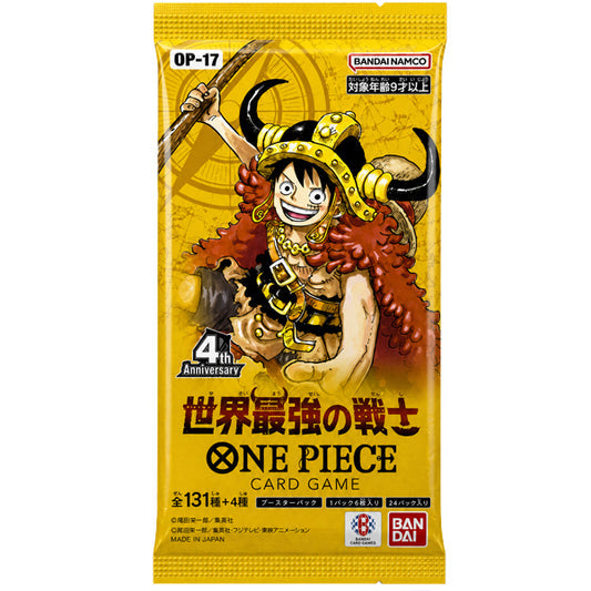 ONE PIECE Card Game – OP-17 The World’s Strongest Warriors – Booster Box Japonaise Scellée