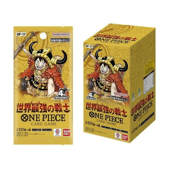 PRÉVENTE ONE PIECE Jeu de cartes OP-17 Les guerriers les plus forts du monde Booster Box
