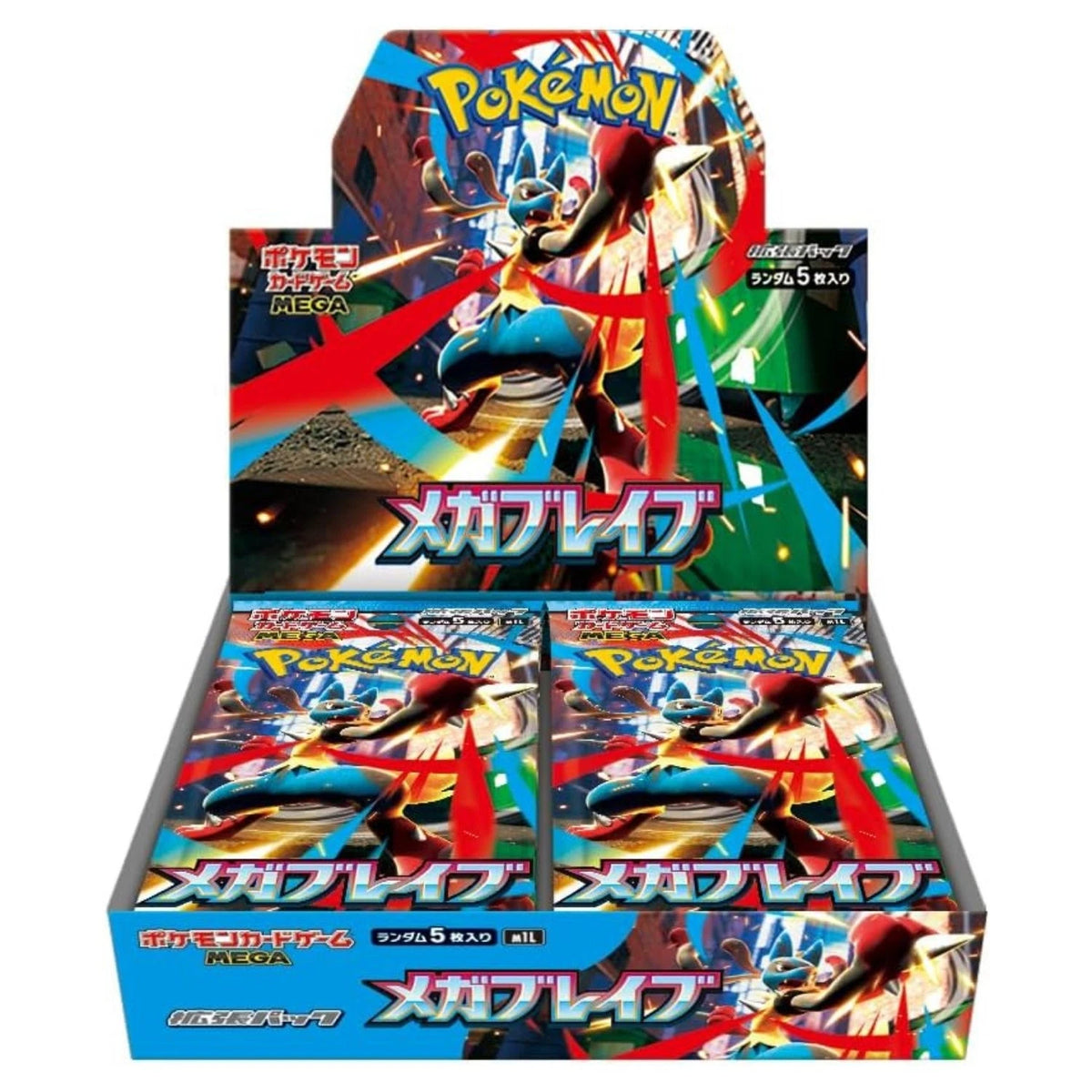 Booster Pokemon TCG M1L MEGA Brave (version japonaise)