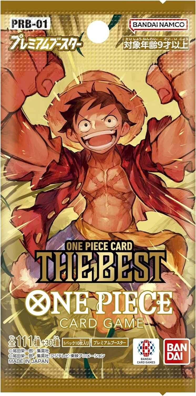 BANDAI ONE PIECE Jeu de Cartes Premium Booster ONE PIECE CARD THE BEST PRB-01 BOX