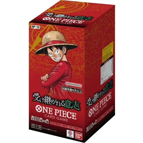 (1〜Pack de 15) Boîte Booster One Piece TCG OP-13 portant sa volonté japonaise scellée