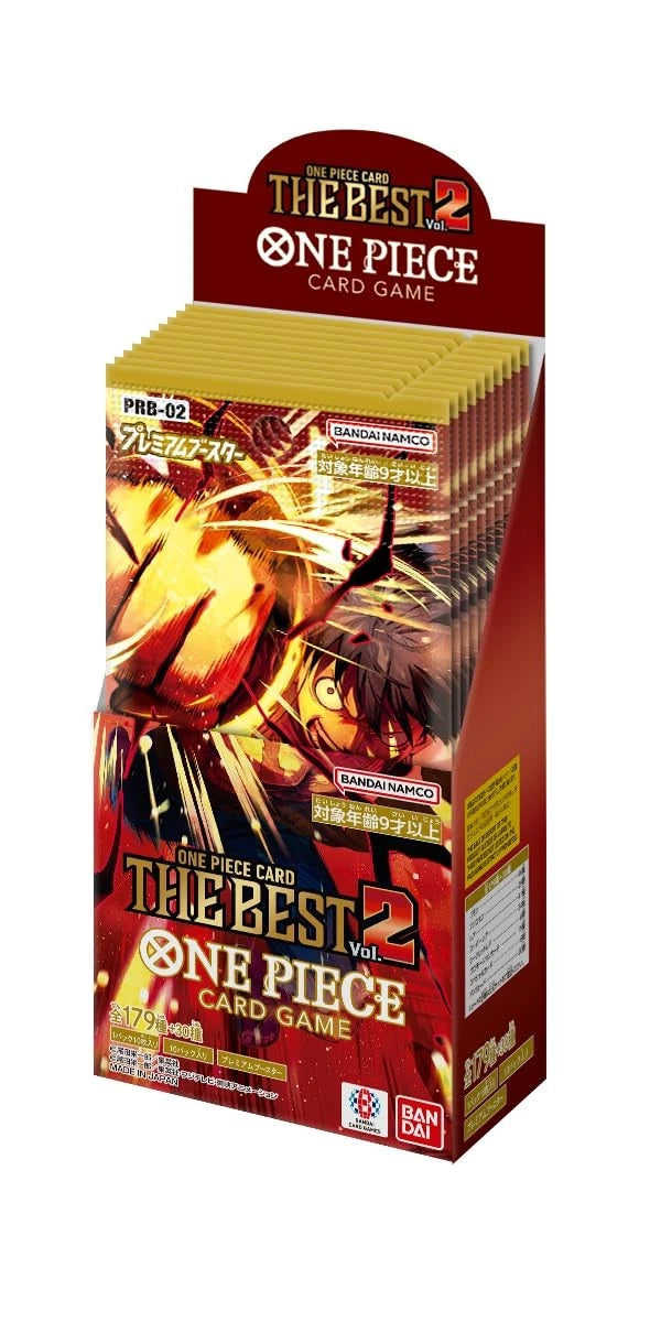 Bandai PRB-02 One Piece Jeu de Cartes Premium Booster Le Meilleur Vol. boite de 2