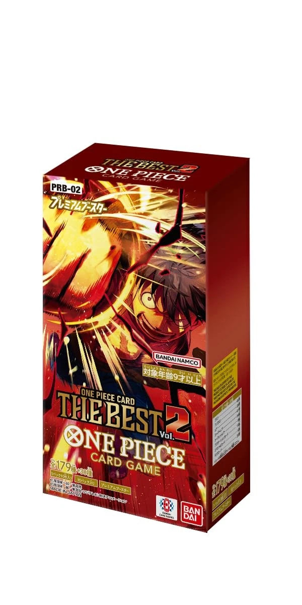 Bandai PRB-02 One Piece Jeu de Cartes Premium Booster Le Meilleur Vol. boite de 2